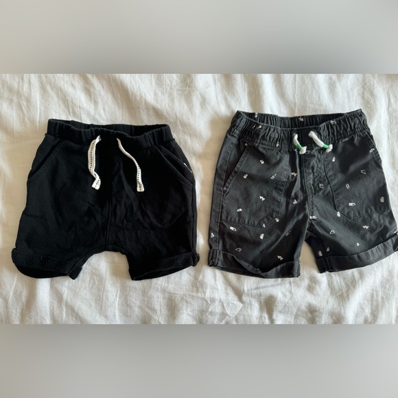 Black Boy Shorts Bundle of 2, size 18 months (Cat & Jack/ Miles Baby) - Picture 1 of 9